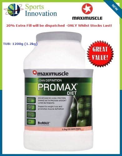 Maximuscle Promax Diet 1200g All Flavours Weight Loss