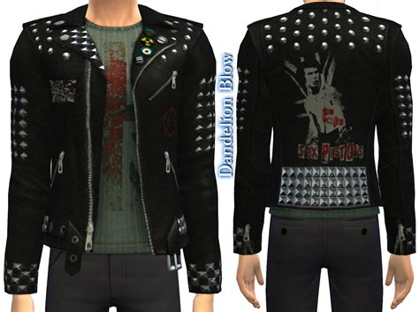 Mod The Sims Sex Pistols Leather Jacket