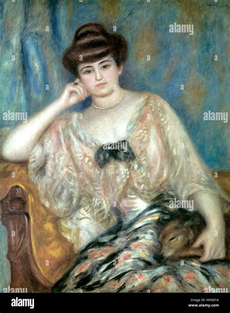 Pierre Auguste Renoir 18411919 Portrait Of Misia Sert 1883 Oil On