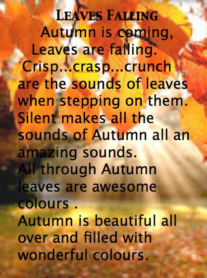 Pin By Kberry On Magnificent Fall Autumn Poems Kids Poems Poetry