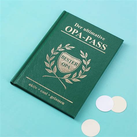 Der Ultimative Opa Pass Spaßbuch