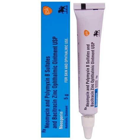 Neomycin And Polymyxin Ophthalmic Neosporin Antibiotic Ointment 1 Tube
