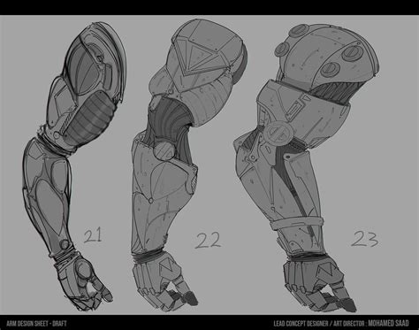 Cyborg Arm Designs I Made For A Project Earlier This Year Though You