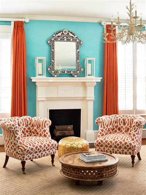 Looking for some cool diy room decor ideas in say, the color turquoise? Turquoise And Orange Home Design Ideas, Pictures, Remodel ...
