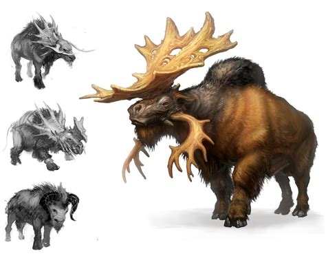 Antlered By Bmacsmith On Deviantart Mythical Creatures Art Creature