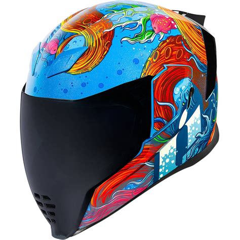 Icon Airflite Inky Helmet Full Face Motorcycle Helmets Motorcycle
