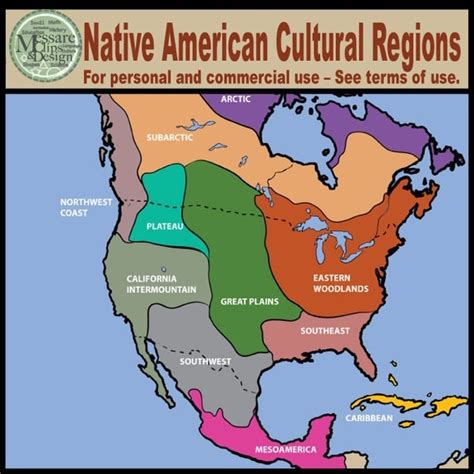 Native American Cultural Regions Designbynewengland