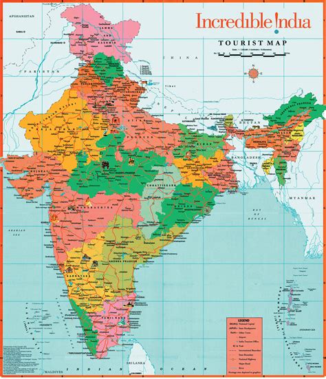 Map Of India Travelsmapscom