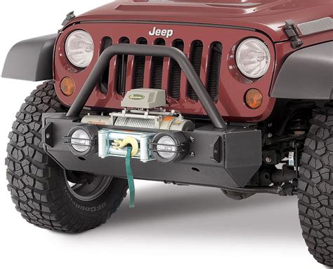 Olympic 4x4 Products 562 174 Modular Rescue Bumper For 07 17 Jeep