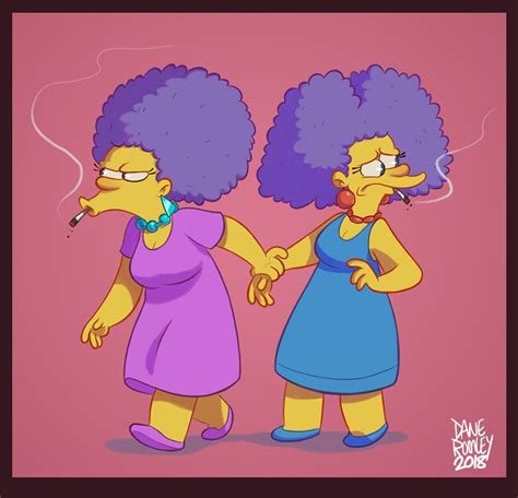 Patty And Selma 2k18 By Morpheus306 On Deviantart Simpsons Art The