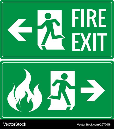 Fire Exit Signage