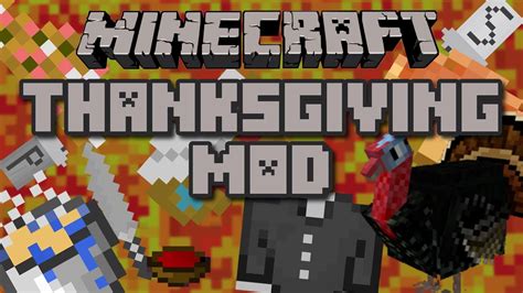 Minecraft Mod Showcase Thanksgiving Mod Youtube