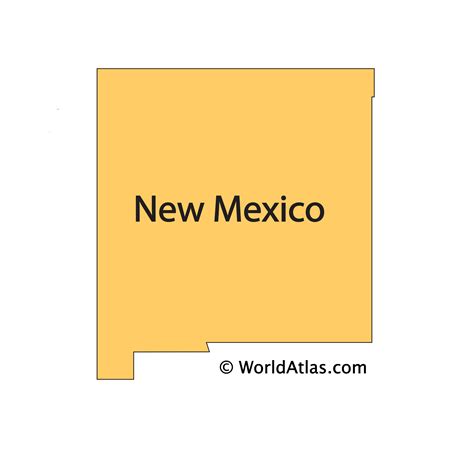 New Mexico Maps And Facts World Atlas