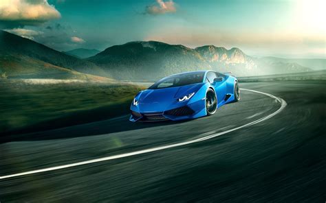 Wallpaper Kendaraan Mobil Sport Lamborghini Huracan Menyetir