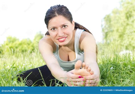 Fitness Woman Stock Image Image Of Outdoor Cheerful 23329805
