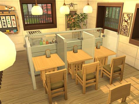 The Sims Resource Ramen Restaurant No Cc