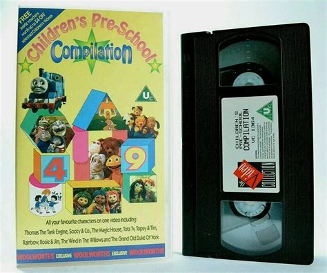 Childrens Pre School Compilation Vhs Uk Dvd And Blu Ray