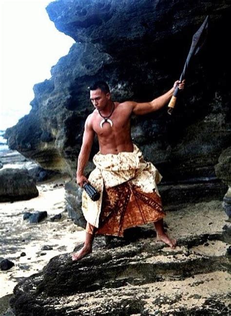 Tongan Warrior Pacificislander Tongan Culture Polynesian Men