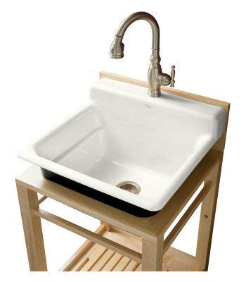 Utility sinks are the most functional of all kitchen and bath sinks. kohler utility sink for laundry room | Utility sink, Sink ...