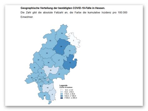 Das land will zudem veranstaltungen mit bis zu 100 teilnehmern wieder unter auflagen. Die Corona Fallzahlen in Hessen -Stand 20.03.2020 ...