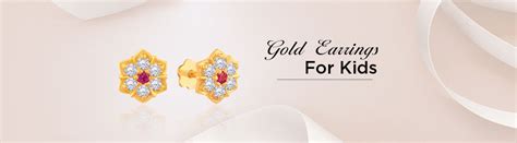 The company has more than 250 showrooms across 10 countries at present which makes it one of the largest chain of jewellery stores. Buy Gold Earrings for Kids Online | Malabar Gold & Diamonds
