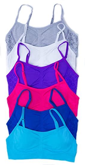 just love girls bras pack of 6 clothing shoes and jewelry