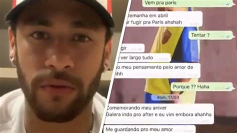 neymar desabafa após ser acusado de estupro diz ter caído em armadilha e até exibe conversas