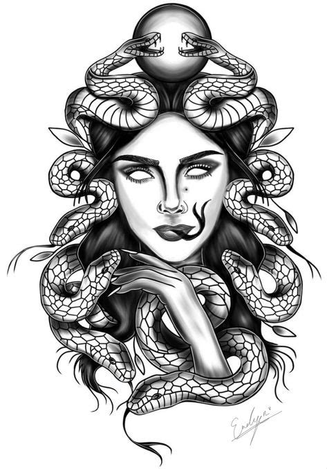 12 Ideas De Diseño De Tatuaje De Medusa Diseño De Tatuaje De Medusa