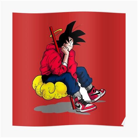 Goku Drip Posters Redbubble