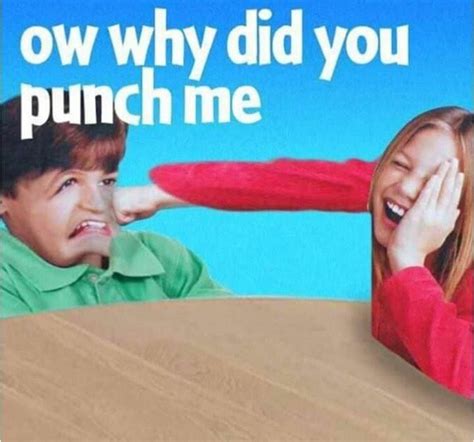 Ow Why Did You Punch Me Connect Four Know Your Meme