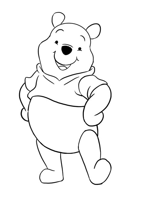 How To Draw Winnie The Pooh Winnie The Pooh Easy Free