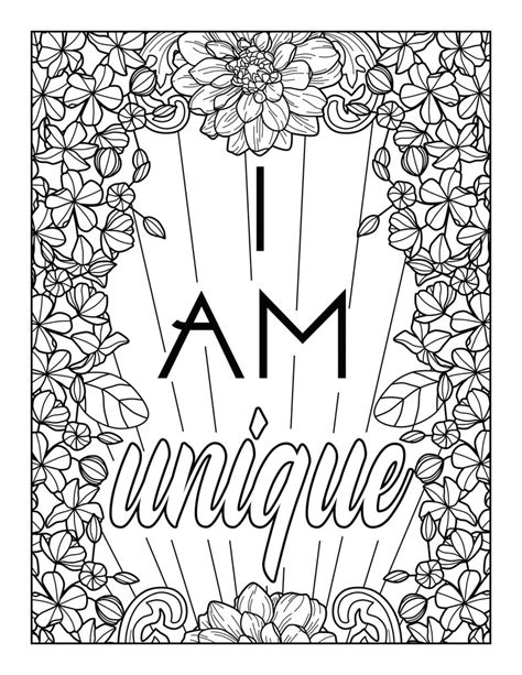 Affirmations Coloring Pages Updated 2023
