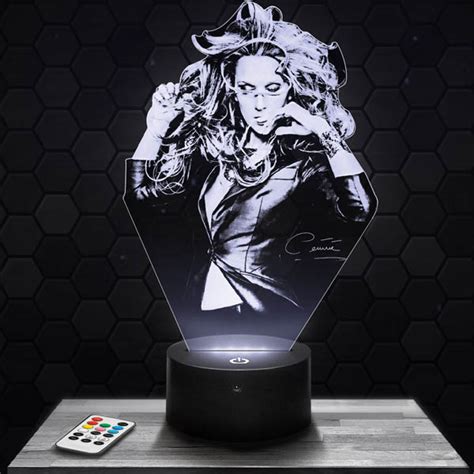 Celine Dion 3d Led Lamp With A Base Of Your Choice Pictyourlamp
