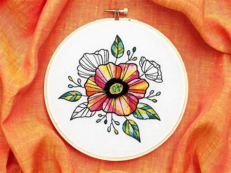 I love hand embroidery so much, that i've designed several free embroidery patterns for you to download. 20 Floral Embroidery Patterns