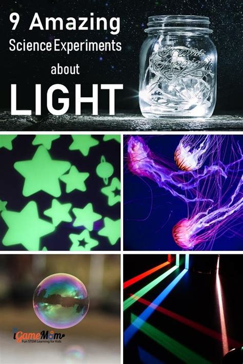 9 Science Experiments About Light For Kids