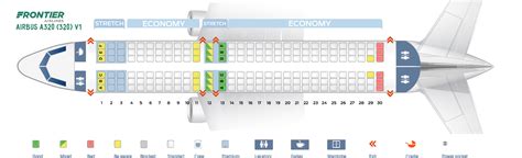 Airbus A320neo Seat Map Frontier Image To U