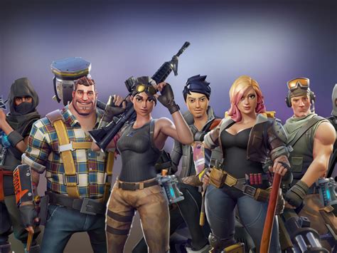 Epic games and people can fly publishing: Desktop wallpaper all characters, video game, fortnite, hd ...