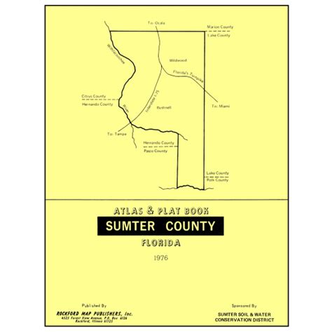 Florida Sumter County Plat Map And Gis Rockford Map Publishers