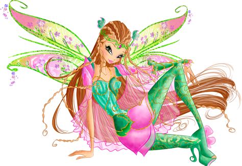 Flora is the guardian fairy of nature from linphea and one of the founding members of the winx club and a former student at alfea college for fairies. Image - Winx Club Flora Bloomix pose3.png - Magical Girl ...