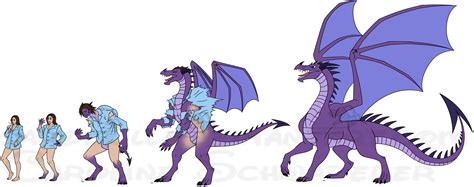 Western Dragon Transformation Commission Dragon Transformation Furry Art Concept Art