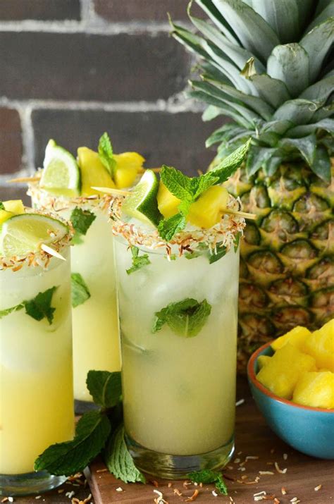 Pineapple Coconut Mojito The Classic Mint Mojito Is Remixed With