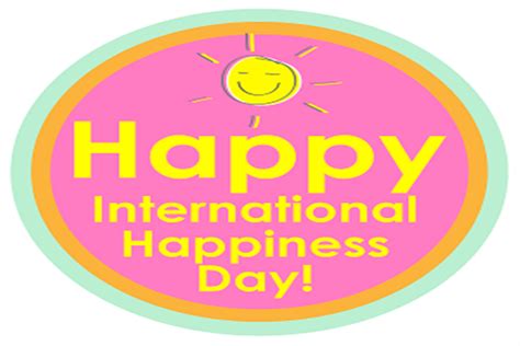 Celebrating International Day Of Happiness