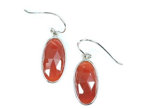 Carnelian Dangler Earrings Dangler Earrings Earrings Art Glass Jewelry