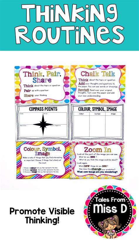 Promote Visible Thinking In Your Classroom With This Pack There Are 17
