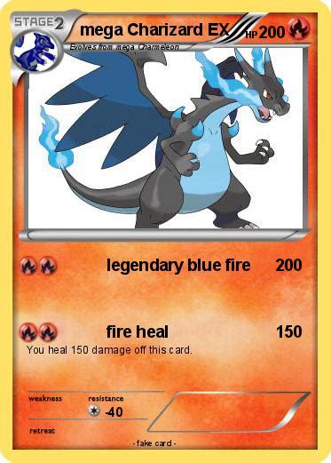 Pokémon Mega Charizard Ex 12 12 Legendary Blue Fire My Pokemon Card