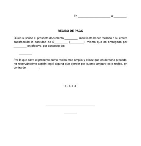 Introducir 48 Imagen Modelo Carta Recibo De Pago Abzlocalmx