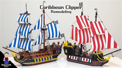 Lego Pirates Moc Caribbean Clipper Remodeling 레고 해적 창작 캐리비안 클리퍼