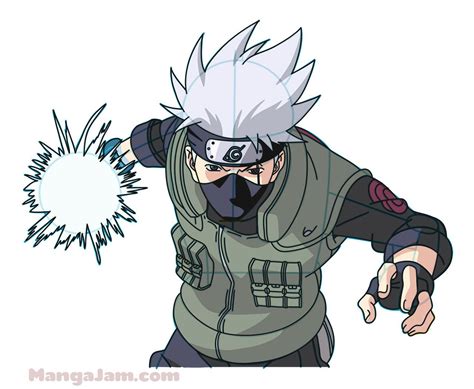 How To Draw Kakashi Step By Step At Drawing Tutorials