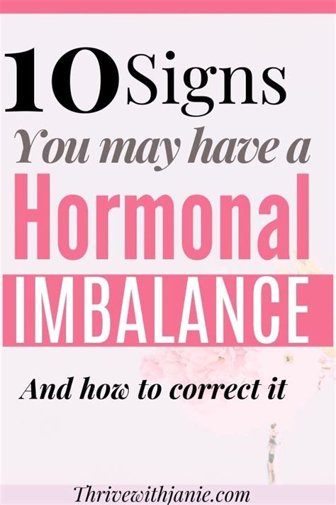 10 Signs You May Have A Hormonal Imbalance And How To Correct It Artofit