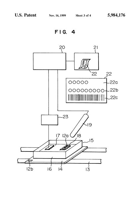 Patent Us5984176 Manufacturing Method Of Electronic Devices Having